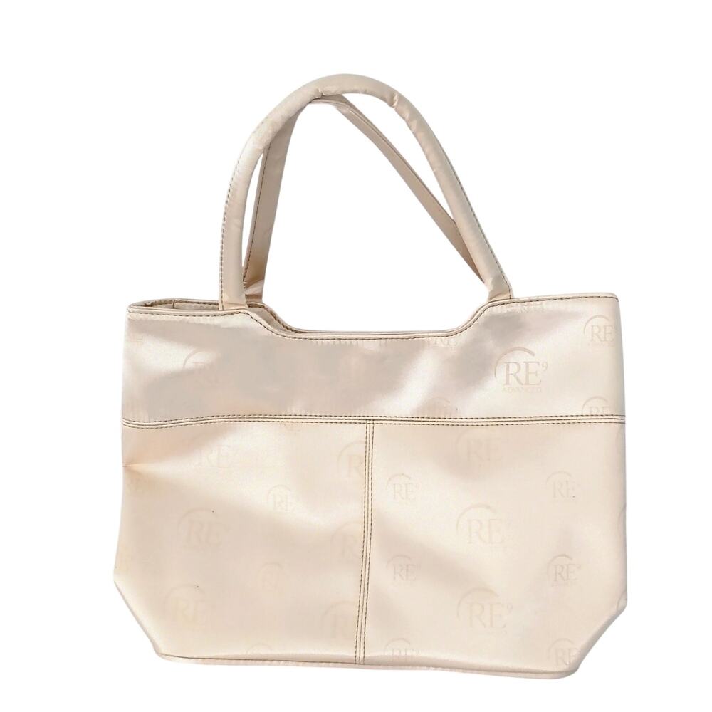 Arbonne Re9 Advanced Beige Makeup Cosmetic Bag Tote Travel Personal NEW
